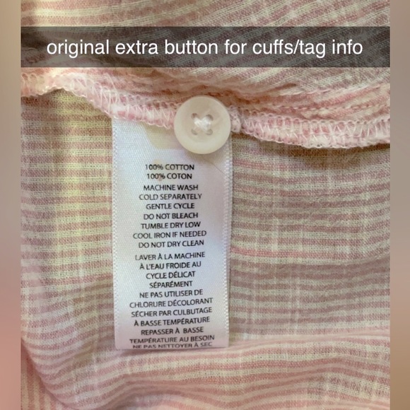 breakfast lunch lounge Button Down Blouse - Picture 6 of 7